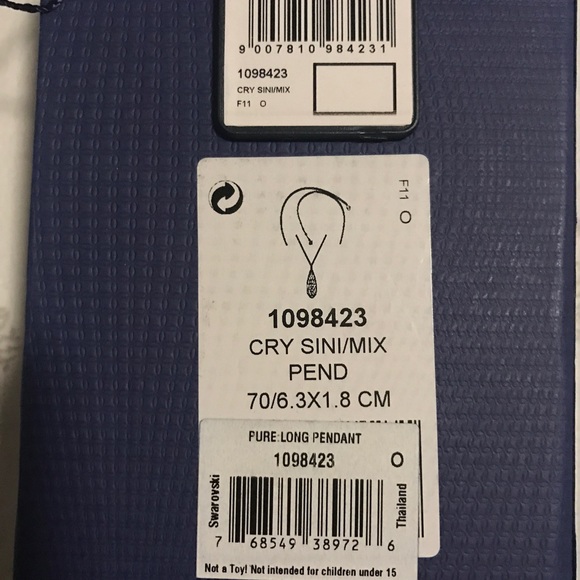 Swarovski Long Pendant Necklace - Picture 4 of 5